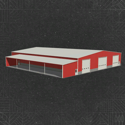 GroBe Durchfahrtsgarage Aus Metall