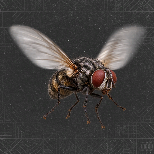 Fliegen Um Nutztiere
