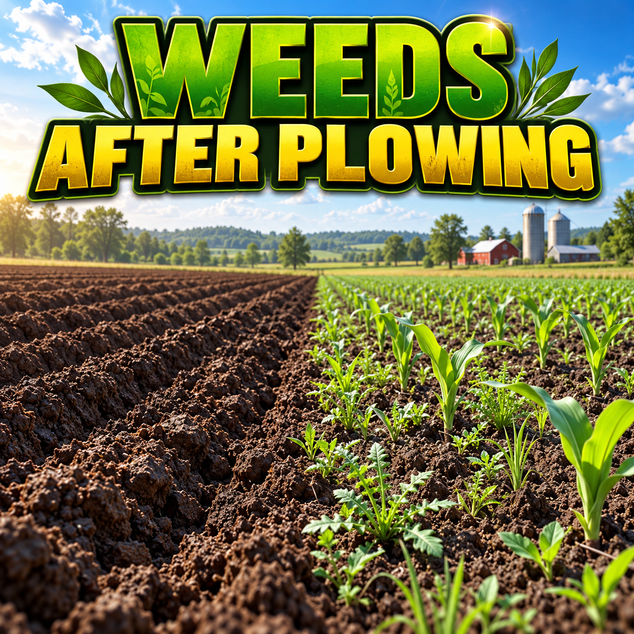 Weeds After Plowing