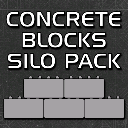 Betonblock-Silopaket
