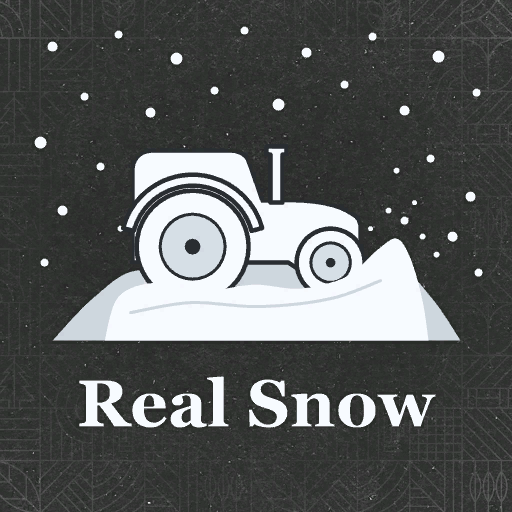 Echter Schnee