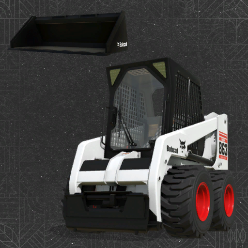 Bobcat 863 Turbo Mit Bobcat Schaufel