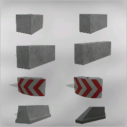 Betonblockpackung