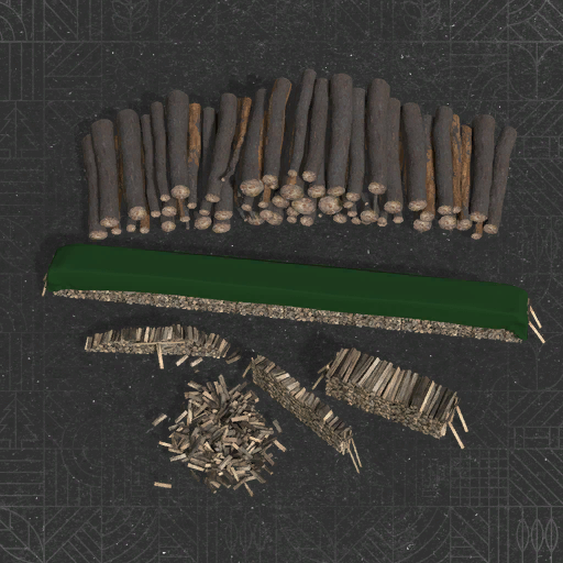 Holz Deko Set