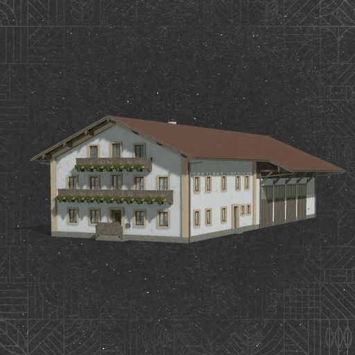 Bayerisches Bauernhaus Mit Halle