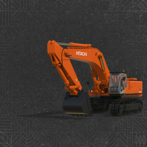 Hitachi Zaxis 800 Bagger Attacher Version