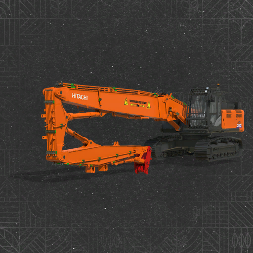 Hitachi 350 Demolition Bagger