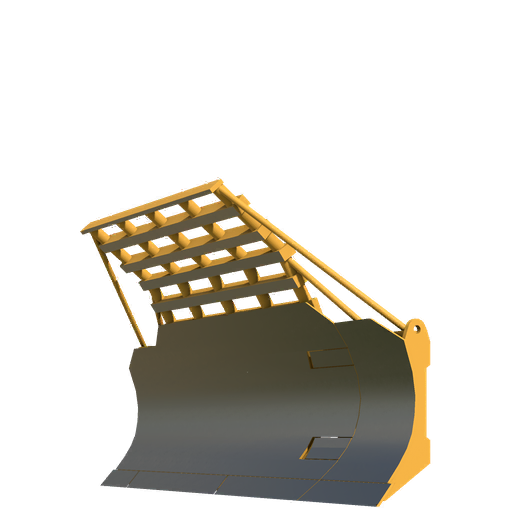 Bulldozer Forestry Blade